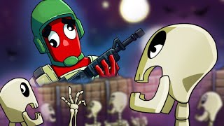 TABS  Epic ZOMBIE SIEGE Survival Challenge in Totally Accurate Battle Simulator Mods [upl. by Idieh]