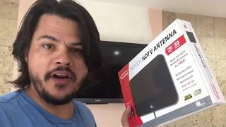 1byone indoor HD Antenna Unbox  Install  Review Cord Cutter [upl. by Eeresed460]