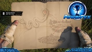 Red Dead Redemption 2  Poisonous Trail Treasure Map Hunt Location amp Solution [upl. by Ivah]