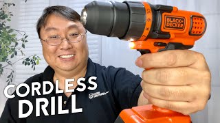 BLACKDECKER 20V MAX Cordless Drill Unboxing [upl. by Naor567]