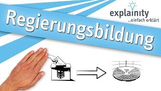 Regierungsbildung einfach erklärt explainity® Erklärvideo [upl. by Cumine]