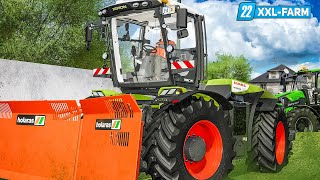 LS22 XXL Farm 36 Häckselkolonne im Einsatz Das SILO füllt sich  FARMING SIMULATOR 22 [upl. by Alica]