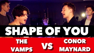 Ed Sheeran  Shape Of You SING OFF vs The Vamps [upl. by Ahsinrev]