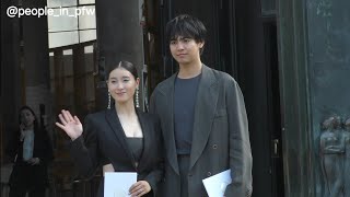 Katayose Ryota 片寄 涼太 amp Tsuchiya Tao 土屋 太鳳  Giorgio Armani Haute Couture show in Paris  25062024 [upl. by Ostraw357]