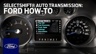 SelectShift® Automatic Transmission – Truck  Ford HowTo  Ford [upl. by Gewirtz508]