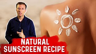 Natural Sunscreen Recipe – Dr Berg [upl. by Ahsirhcal746]