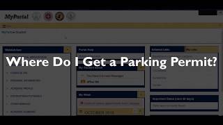 Purchasing a Parking Permit [upl. by Mackoff]