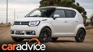 2017 Suzuki Ignis review  CarAdvice [upl. by Idden673]