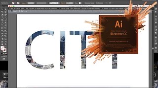 How to Make a Clipping Mask in Illustrator CS6CC [upl. by Rocky]