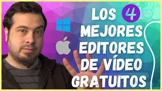 Los 4️⃣ MEJORES editores de vídeo GRATIS y Sin Marcas de Agua para PC y MAC 🎬 [upl. by Kartis]