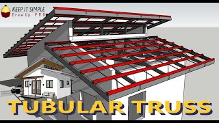 Tubular Truss  Clerestory Roof [upl. by Yrruc]