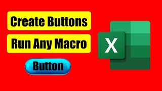 How To Create a Button to Run VBA Code [upl. by Peggy]