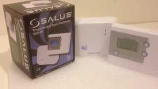 Salus RF Programmable Thermostat  RT500RF [upl. by Lebatsirc]