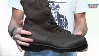 Belleville  330 ST  Wet Weather Chocolate Brown Safety Toe Flight Boot USNUSMC [upl. by Atsahc]