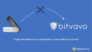 Crypto verzenden van de Ledger Nano X naar Bitvavo [upl. by Roch911]