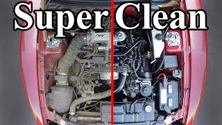 How to SUPER CLEAN your Engine Bay [upl. by Kanya]