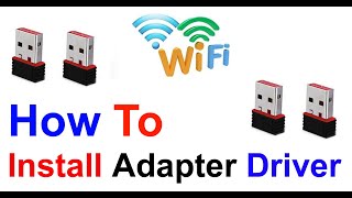 How to install wifi adapter driver for windows 7  IDEAS [upl. by Nosyk505]