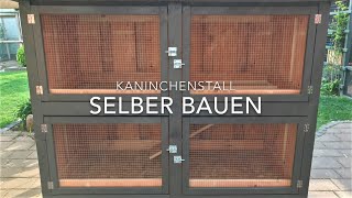 Kaninchenstall selber bauen [upl. by Ydnolem319]