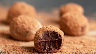 Easy Chocolate Truffles 4 Ways [upl. by Yblek]