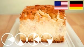 BIENENSTICH Rezept  BEE STING CAKE Recipe [upl. by Ycnay954]