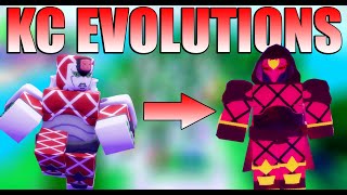 NEW ALL KING CRIMSON EVOLUTIONS  SHOWCASE  Stands Awakening  Roblox [upl. by Waligore114]