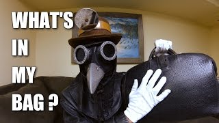 Whats in my Bag with Corvus D Clemmons ASMR Plague Doctor  Binaural [upl. by Jardena]