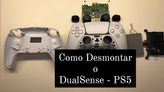 Como desmontar Controle do PS5  DualSense [upl. by Chiquita]