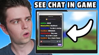 How to See Your Chat While Streaming With OBS Studio [upl. by Jecon346]