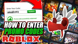 How To Enter Promo Codes in Roblox [upl. by Evets]