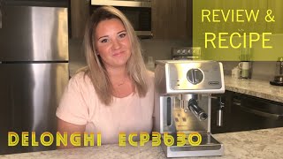 My DeLonghi ECP 3630 Espresso Machine 2019  How to use at home Espresso Beginner Tutorial [upl. by Brockwell]