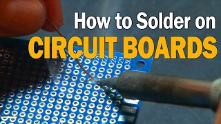 How to Solder on Circuit Boards [upl. by Rogovy]