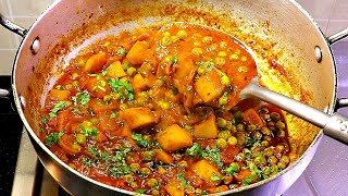 आलू मटर की मसालेदार सब्ज़ी नए तरीके से  Aloo Matar ki Sabzi  Aloo Matar Curry  KabitasKitchen [upl. by Fleisig]