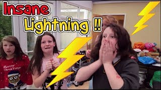 Insane Lightning Storm  Crazy Thunderstorm  Prankster Kids [upl. by Millar221]