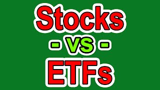 Stocks VS ETFs  Whats a Better Investment  Investing for Beginners [upl. by Sibel]