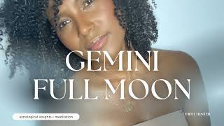 Full Moon in Gemini  Release Realign amp Renew  Meditation fullmoon geminifullmoon Dec 2024 [upl. by Arluene497]