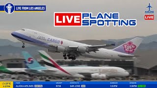 🔴LIVE LAX PLANE SPOTTING [upl. by Enomed]