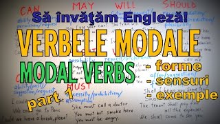 Sa invatam engleza  VERBE MODALE  MODAL VERBS p1  Lets Learn English [upl. by Gussi336]