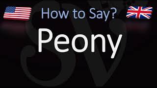 How to Pronounce Peony CORRECTLY [upl. by Con]