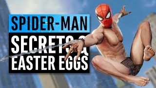 SpiderMan PS4  60 Easter Eggs and Secrets [upl. by Caddric]