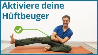 Aktiviere deine Hüftbeuger  Stabilität Hüfte im Yoga [upl. by Adnohr]