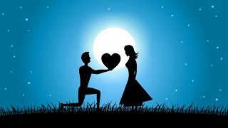 Romantic Animated Love Story  Animated Love Greeting  Whatsapp Love Status Video [upl. by Navnod]