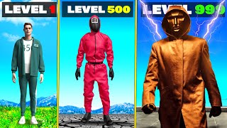 Level 1 SQUID GAME to Level 1000000000 in GTA 5 [upl. by Calley503]