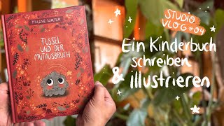 STUDIO VLOG 04  Ein KINDERBUCH SCHREIBEN amp ILLUSTRIEREN [upl. by Hoj]