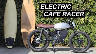 Electric Cafe Racer  Vintage Motorcycle Build [upl. by Ybbob]