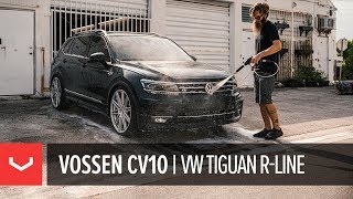 VW Tiguan SEL RLine  Vossen 22quot CV10 Wheels [upl. by Kalmick]