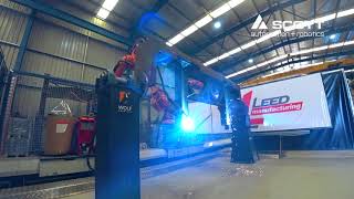 Dual Robotic Welding Automation [upl. by Anaigroeg]