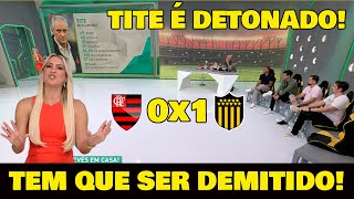 IMPRENSA MASS4CRA TITE FLAMENGO 0x1 PEÑAROL quotFORA TITEquot [upl. by Garda]