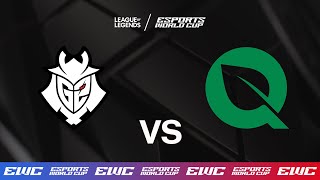 G2 Esports vs FlyQuest  EWC presenting LoL  Day 2  Quarterfinal [upl. by Forta]