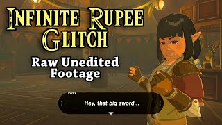 Infinite Rupees Glitch BotW  Raw Unedited Footage READ DISCRIPTION [upl. by Folger]