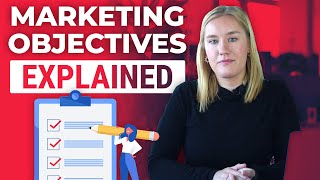 Marketing Objectives Explained  10 Examples [upl. by Niras]